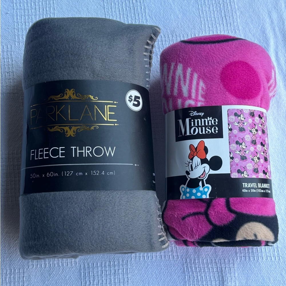 Park Lane & Minnie Mouse Throw Blankets